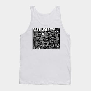 Baltimore Map Tank Top